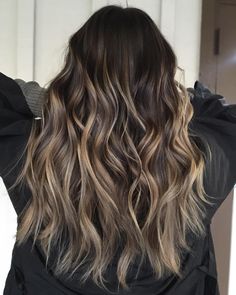 Orange Ombre Hair, Balayage Brunette, Brunette Hair, Brunettes