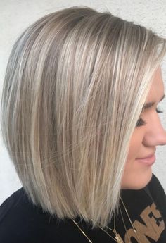 Fall Blonde Hair, Blending Gray Hair, Short Straight Hair, Blonde Hair With Highlights, Hair Envy, Great Hair, Blonde Hair Color