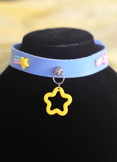 Cheap Round Kawaii Jewelry, Yami Kawaii Necklaces, Kawaii Accessories Necklaces, Cute Accessories Kawaii Necklaces, Blue Star-shaped Adjustable Necklace, Silly Clothes, Star Choker, Yume Kawaii, Snk Cosplay