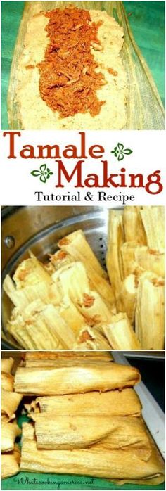 tamale making recipe with the title