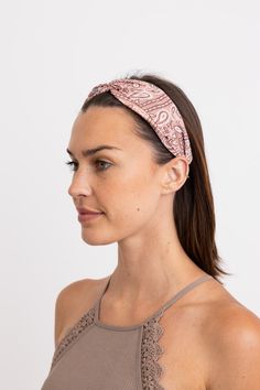 Complete your summer look with our Paisley Summer Headband 🌞! Keep your hair in place while adding a pop of color to your outfit. Perfect for a fun, happy summer day! #lovemyleto 100% Polyester Imported