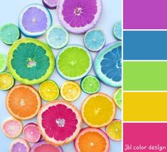 the color scheme is bright and colorful, with different fruits on it's sides