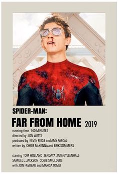 spider - man far from home is coming to town in the fall of 2009, and it's official poster