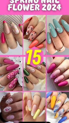 Flower Nails, Spring Nails, Fun Nails, This Year