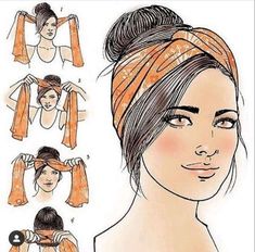 Hair Formal, Latina Magazine, Braids For Medium Length Hair, Hairstyle Fashion, Hair Scarf Styles, Medium Length Hair Men, Hair Turban, Head Scarf Styles