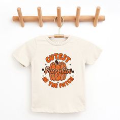 Looking for a cute tee for your kids? We have the perfect Cutest Pumpkin Leopard Print graphic tee addition to their closet! Also available in youth tees. Pumpkin Shirts Vinyl, Pie Shirt, Pumpkin Shirt, Cute Pumpkin, Top Graphic Tees, Print Graphic, Kids Outfits Girls, Toddler Tees, Disney Girls