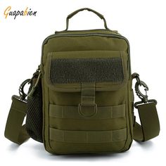 Guapabien Man's Multifunctional Crossbody Bag Chest Pack - Army Green - 3379610313 - Bags, Men's Bags, Men's Crossbody Bags  #MensCrossbodyBags #Bags # #Men's #Bags # #Men's #Crossbody #Bags Shoulder Bag For Men, Puppy Supplies, St Kitts And Nevis, Goods And Service Tax, Outdoor Wear, Watch Necklace, Chest Bag, Sport Bag, Plein Air