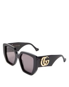 Gucci Square Sunglasses, 54mm Buy Gucci, Square Sunglasses, Black Gray, Jewelry Accessories, Black And Grey, Pick Up, In Store, Buy Online, Gucci