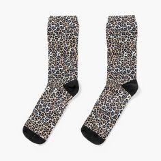 Super soft all-over printed knit socks with extra cushioning in the sole. Suitable for men and women. Spotted Leopard, Black Panther 2018, Leopard Print Pattern, Print Socks, Pink Socks, Pattern Socks, Custom Socks, Mini Roses, Leopard Spots