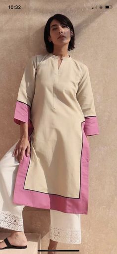 Basic Kurti Designs, Chalk Design For Kurti, Indian Suits For Women, Kurti Sleeves Design, Punjabi Fashion, Velvet Dress Designs, Womens Trendy Dresses, Desi Fashion Casual