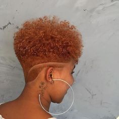 Tapered Natural Hair For Black Women, Tapered Cuts For Black Women, Short Copper Hair On Black Women, Afro Hairstyles For Women, Tapered Haircut Natural Hair, Tapered Cut Natural Hair, Undercut Natural Hair, Tapered Natural Hair Cut