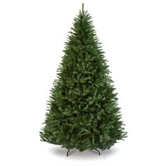 a small christmas tree on a white background