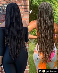 Women With Long Locs, Loc Tips, Long Locs, Length Retention, Cute Box Braids, Loc Hairstyles, Beautiful Dreadlocks, Then Vs Now, Short Locs Hairstyles