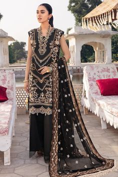 Brand:Ramsha Fabric:Embroidered frontEmbroidered backEmbroidered sleevesEmbroidered sleeves pattiEmbroidered front & back daman patchDyed TrouserEmbroidered net dupatta Size:Unstitched Fabric / Unstitched Dress Material Authenticity... Lawn Suits, Net Dupatta, Shalwar Kameez