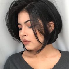 Hair 2018, Shot Hair Styles, Round Face Haircuts, Short Bob Haircuts, Grunge Hair, Short Bob Hairstyles, Love Hair, Bobs Haircuts