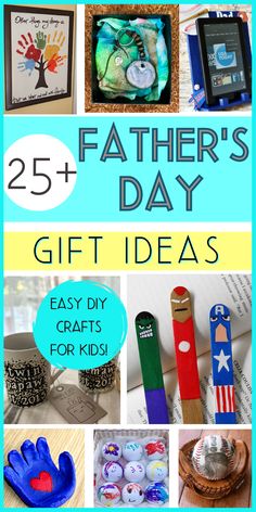 father's day gift ideas for kids that are easy to make and great for the whole family