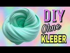 a green and white object with the words diy one kleber