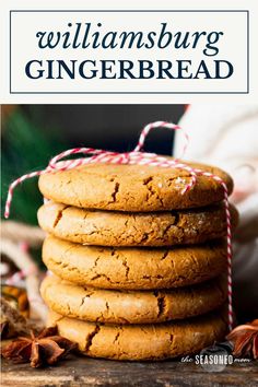 Take a step back in time with a classic holiday treat! Soft and chewy, thick, and warmly-spiced, these old-fashioned gingerbread cookies (or ginger cakes), have been a Colonial Williamsburg favorite for generations. Old Fashioned Gingerbread, Ginger Cakes, Soft Gingerbread, How To Make Gingerbread, Mulled Cider, Ginger Cake, Gingerbread Recipe