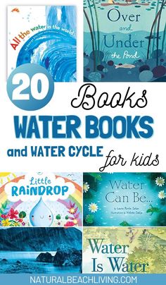 Activities About Water For Preschoolers, All About Water Preschool, Water Theme Kindergarten Activities, Water Cycle First Grade, Water Books For Preschool, Teaching Water Cycle, Water Cycle Grade 2