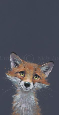 The Charmer by artist Nicky Litchfield Fox Painting, Fox Art, Arte Animal, Drawing Tutorials, Watercolor Animals, Pics Art, Pablo Picasso, Whimsical Art, 그림 그리기