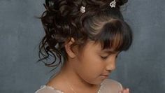 21 Cute Hairstyles for Toddlers with Curly Hair [Simple Guide] Communion Hairstyles For Kids, First Holy Communion Hairstyles, Holy Communion Hairstyles, All Back Hairstyle, Classy Updo Hairstyles, Communion Hair, First Communion Hairstyles, Communion Hairstyles, Tail Hairstyle