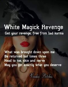 Karma Spell, Banishing Spell, Revenge Spells, Witch Quotes