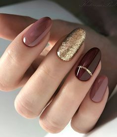 30 Breathtakingly Chic Burgundy Nails Perfect For Slaying Fall - Woman & Lifestyle Matte Nail Colors, Cute Nail Colors, Burgundy Nails, Nails 2020, Winter Nail Art, Winter Nail Designs, Gel Nail Designs, Nail Designs Spring, Nail Trends