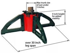 This is the tree stand seen on The Dragon's Den a popular TV show in Canada and the UK . Known as the "Marriage Saver" this tree stand is tip-resistant and will prevent Christmas disasters. Trees can be set up by 1 woman in under a minute thanks to the innovative design Product features: Leak-proof basin holds (1) gallon of water 30" wide leg span keeps even the largest tree standing upright Stepped base design holds the bottom of the tree trunk secure Accommodates up to a 10 foot tree and a 6 i Innovative Design Product, Live Tree, Fast Growing Trees, Christmas Tree Stand, Gallon Of Water, Tree Stand, Holiday Decorating, Top Selling, For Real