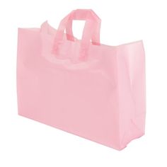 a pink shopping bag on a white background