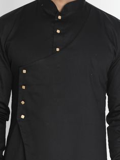 VASTRAMAY Men's Black Cotton Satin Blend Kurta and Churidar Set Look your ethnic best with this stylish kurta churidar set from VASTRAMAY. Crafted from a blend of cotton and satin, this set offers a comfortable and luxurious feel. Features Black color Cotton and satin blend fabric Comfortable and luxurious feel Specifications Brand: VASTRAMAY Color: Black Material: Cotton Blend Neck Type: Mandarin Collar Sleeve Type: Long Sleeves Fit: Regular Fit Material & Care Machine wash cold Gentle cycle Do Men's Kurta Pajama, Stylish Kurta, Silk Kurta Set, Cotton Art, Men's Kurta, Silk Kurta, Churidar, Kurta Set, Packaging Labels