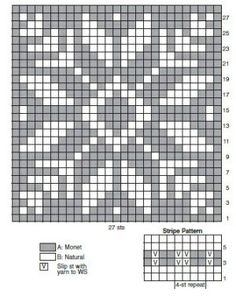 the cross stitch pattern is shown in grey and white