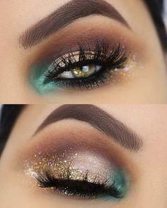 Brave Wedding, Mermaid Eyes, Make Up Inspiration, Eye Makeup Pictures, Glitter Eyeliner, Beautiful Eye Makeup, Eye Makeup Designs, Makeup Eye Looks