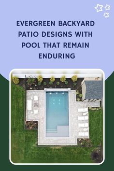 the backyard patio design with pool that remain enduring is featured in this magazine cover