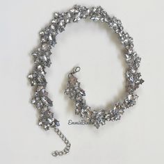 New Luxe Crystal Statement Necklace Well Made ~ Individually Set Crystals ~ Silver Tone Hardware Reflects Light Beautifully Shorter Adjustable Length @ 14.5 Inches Of Crystal Then 2 Inches Of Chain For Adjustment Wt. 1.8 Oz New In Packaging ~ Removed Only To Photograph! New To Poshmark? Get $10 Off When Using My Referral Code: Emmiebinks Purchasing For Someone? Gift Wrapping Available Upon Request! Message Directly After Ordering! Feel Free To Stop By My Page For Hundreds Of Active Listings Incl Silver Adjustable Bridal Necklace For Party, Party Jewelry With Lobster Clasp And Crystal Material, Party Jewelry With Lobster Clasp And Crystal, Party Crystal Jewelry With Lobster Clasp, Silver Bridal Necklace With Adjustable Chain For Party, Wedding Silver Chain Choker, Business Tiktok, Blue Crystal Necklace, Crystal Statement Necklace