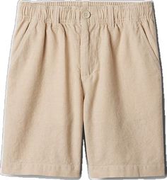 Gap Summer Shorts With Elastic Waistband, Gap Cotton Shorts With Elastic Waistband, Gap Linen Bottoms With Pockets, Gap Shorts With Elastic Waistband, Gap Bottoms With Elastic Waistband For Summer, Gap Linen Spring Bottoms, Gap Cotton Shorts For Spring, Gap Cotton Shorts For Summer, Gap Beige Cotton Bottoms