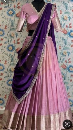 Pink Blouses, Pink Blouse Designs, Purple Lehenga, Wedding Lehenga Designs