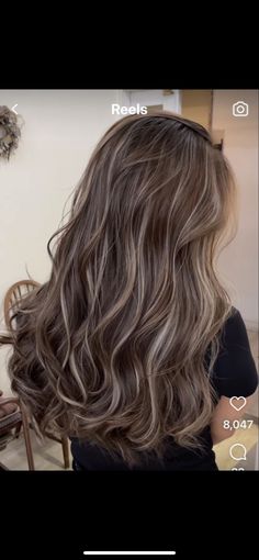 Hair Colors Brown With Highlights, Brunette Cool Highlights, Brown Hair Dye Highlights, Hair Dye Inspiration Brunettes, Different Kinds Of Highlights, Cool Brunette With Highlights, Mousy Brown Highlights, Darker Brown Hair With Highlights, Hair Colour Ideas Brunette