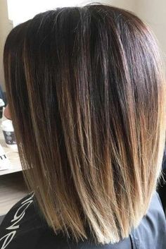 27 Popular Medium Length Hairstyles for Those With Long, Thick Hair Shoulder Length Bob Haircut, Brunette Bob, Hair Color Crazy, Long Bob Haircuts, Medium Hair Cuts, Long Bob