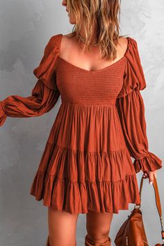 Boho Ruffled Smock Dress Lisa Fischer, Shoulder Dresses, Tiered Mini Dress, Bodycon Floral Dress, Shape Matching, Off Shoulder Fashion, Mini Robes, Ruffle Mini Dress, Pink Boho