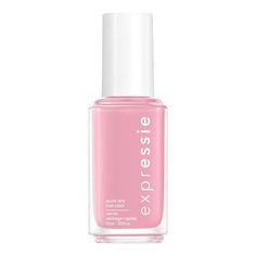 Essie Expressie Quick Dry Nail Polish, Vegan Formula, Pastel Pink In The Time Zone Made in USA of US and/or imported ingredients. | Essie Expressie Quick Dry Nail Polish, Vegan Formula, Pastel Pink In The Time Zone At Hy-Vee Ongles Rose Pastel, Pastel Pink Nails, America Nails, Quick Dry Nail Polish, Dry Nails Quick, Gel Couture, Pink Polish, Dry Nail Polish, Juice Beauty