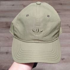 New With Tags Adidas Originals Relaxed Modern Strapback Hat Baseball Cap In Olive Cargo Casual Khaki Six-panel Baseball Cap, Khaki Snapback Sports Hat, Khaki Snapback Hat For Sports, Casual Snapback Baseball Cap For Sports, Casual Green Baseball Cap For Outdoor Activities, Casual Khaki Six-panel Dad Hat, Casual Khaki Six-panel Hat, Casual Six-panel Khaki Hat, Casual Sports Snapback Hat With Visor