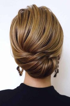 Trendy Updo Hairstyles For Medium Length Hair ★ Jumbo Twists, Guest Hair, Hair Upstyles, Easy Hair Updos, Up Dos For Medium Hair, Wedding Guest Hairstyles, Updos For Medium Length Hair, Low Bun