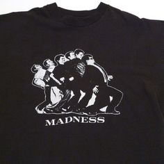 Madness T Shirt One Step Beyond Ska Band 2 Tone Record Label White Logo on Black Cotton Tee Size XL Vintage 80's Dance Club Mohawk Music - Etsy Vintage Band Shirts, Ska Punk, One Step Beyond, Dance Club, Band Shirts, Record Store, Record Label, Black Fabric, Vintage Tshirts