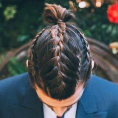 French Braids Men, Viking Hairstyles, Braid Styles For Men, Viking Braids, Viking Hair, Men's Long Hairstyles, Cool Braid Hairstyles, Mens Braids Hairstyles, Mens Braids