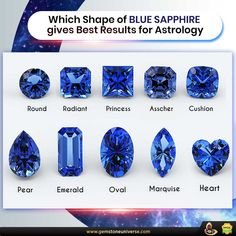 Jewelry Vocabulary, Blue Sapphire Benefits, Radiate Positive Energy, Blue Crystals Stones, Sea Inspired Jewelry, Jewelry Knowledge, Sapphire Stones, Gemstone Art, Princess Jewelry