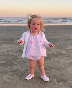 Mom Vibes, Kid Outfits, Teen Pregnancy, Smocking Patterns, Pink Thread, Outfit Baby Girl, Pink Seersucker, Baby Girl Pink, Dream Family