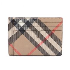 Used Burberry Burberry Business Card Holder/Card Case Coated Canvas Men's Women's Beige Multicolor 8091910 (Sku: Gzl14nqn) === General === Brand : Burberry Model : 8091910 === Design === Type : Card Case Gender : Men,Women Color : Beige, Multi-Color Material : Coated Canvas === Physical Properties === Size (Hxwxd) : 8cm X 11cm X 5mm / 3.14'' X 4.33'' X 0.19'' === Included Items === Accessories : Dust Bag Accessories Notice : Before Purchasing, Please Refer To The Images Of The Accessories Includ Fabric Cards, Clip Cards, Burberry Accessories, Book Holders, Burberry Wallet, Pvc Coat, Check Fabric, Burberry London, Business Card Holders