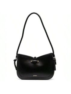 Vigo Baguette Leather Shoulder Bag Black Black Casual,Fashionable,Minimalist    Letter    Women Bags, size features are:Bust: ,Length: ,Sleeve Length: Shoulder Bag Black, Roll Up Sleeves, Electronic Toys, Black Casual, Maternity Bag, Sports Equipment, Shoulder Bag Women, Luggage Bags, Kid Shoes