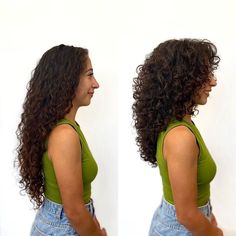 Curl Specialist- Nicolette Renteria on Instagram: “🌹CURLY CUTS by Nicco🌹 . . #curls #curlygirl #curlygirlmethod #curlyhair #curlyhairstyles #curlyhairdontcare #curlyhairroutine…” Curly Haircut Back View, Naturally Curly Layered Hair, Curly Hair Layers Short Shoulder Length, V Haircut For Curly Hair, Curly Haircut Middle Part, 360 Curly Haircut, 3b Haircuts Curly Hair, Curly Haircuts With Face Framing, Haircut For 2c Curly Hair