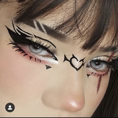 Maquillage Goth, Goth Eye Makeup, Mekap Mata, Punk Makeup, Swag Makeup